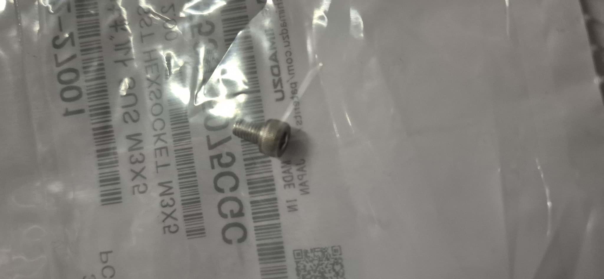 Picture of BOLT,STST HEXSOCKET M3X5