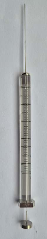 Picture of Syringe; 5 µl;fixed needle;23-26G;42mm needle length;cone tip;Metal